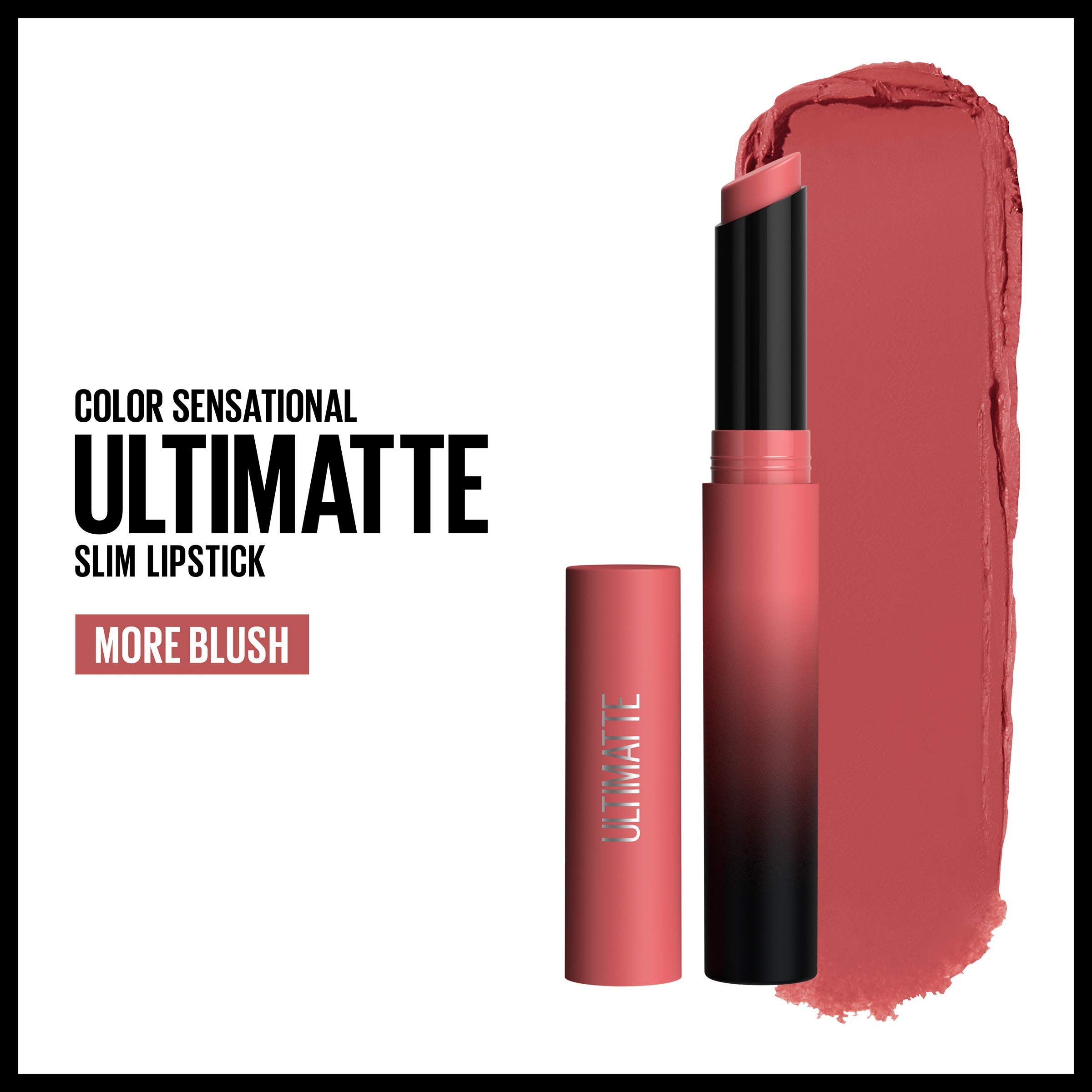Foto 2 | Lápiz Labial Maybelline Color Sensational Ultimatte Rose Pink Matte - Venta Internacional.