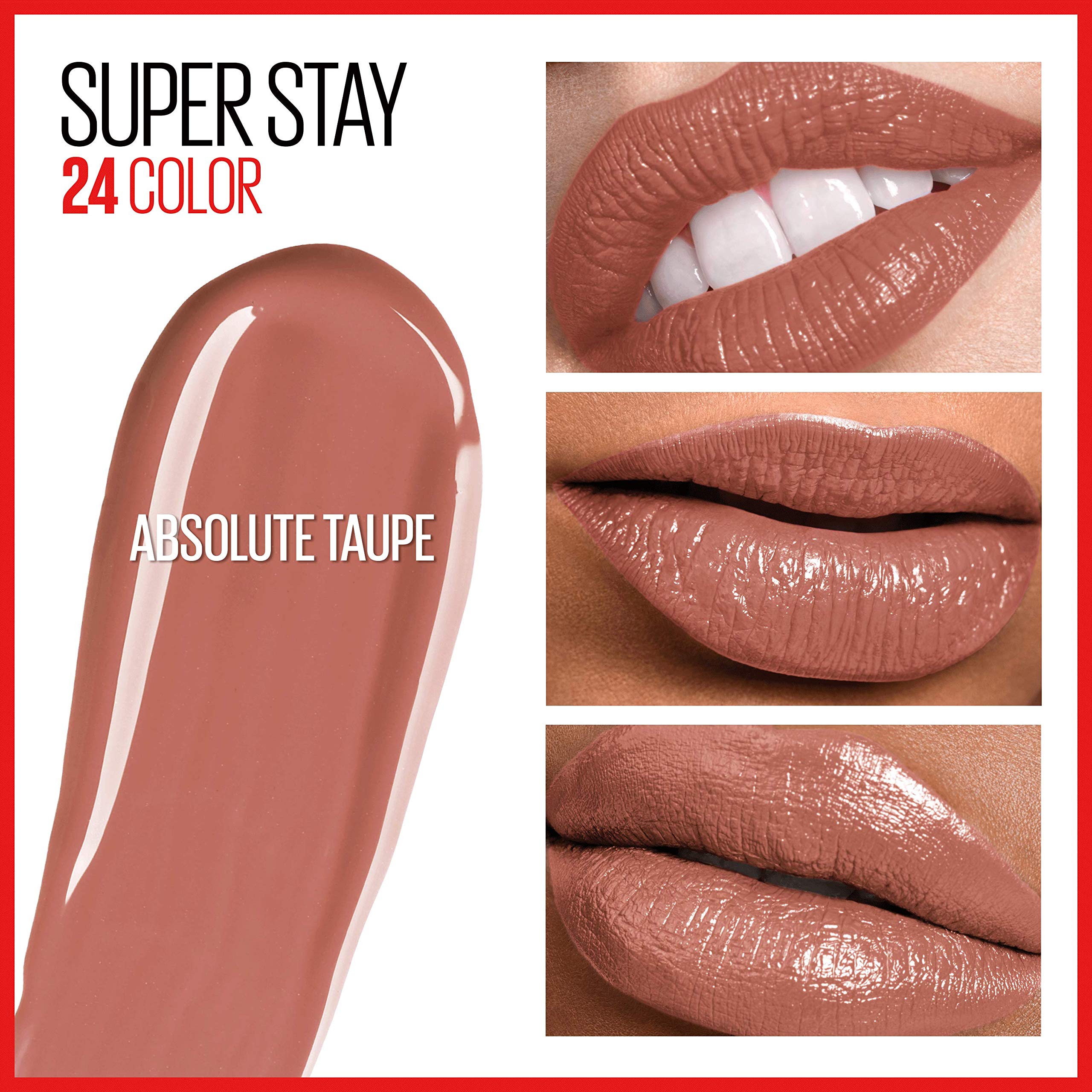 Foto 4 pulgar | Lápiz Labial Maybelline Superstay 24 Absolute Taupe Liquid - Venta Internacional.
