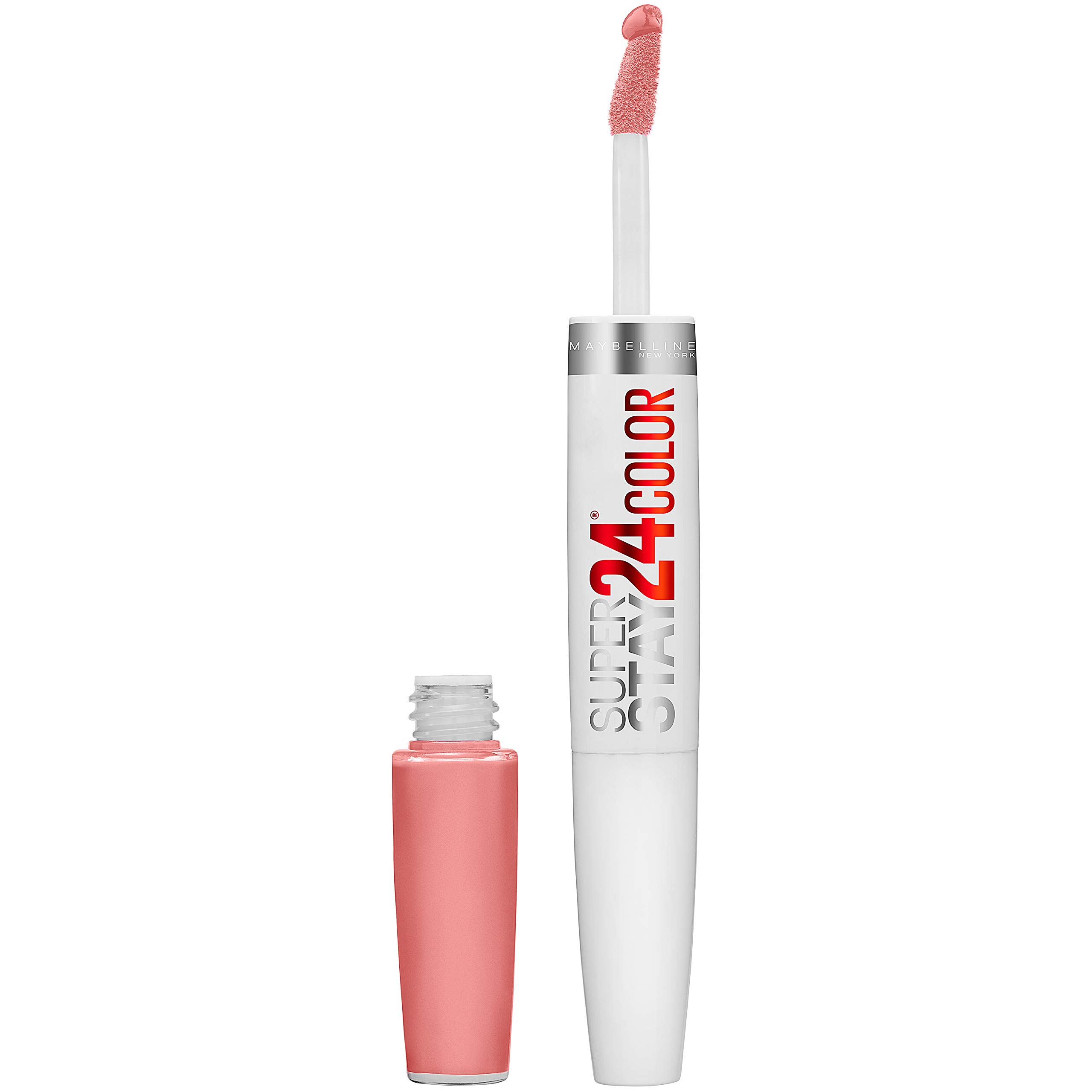 Foto 2 pulgar | Lápiz Labial Líquido Maybelline Super Stay 24 All Night Apricot - Venta Internacional.