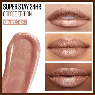 Foto 5 | Lápiz Labial Maybelline Superstay 24 Coffee Edition Chai Once More - Venta Internacional.