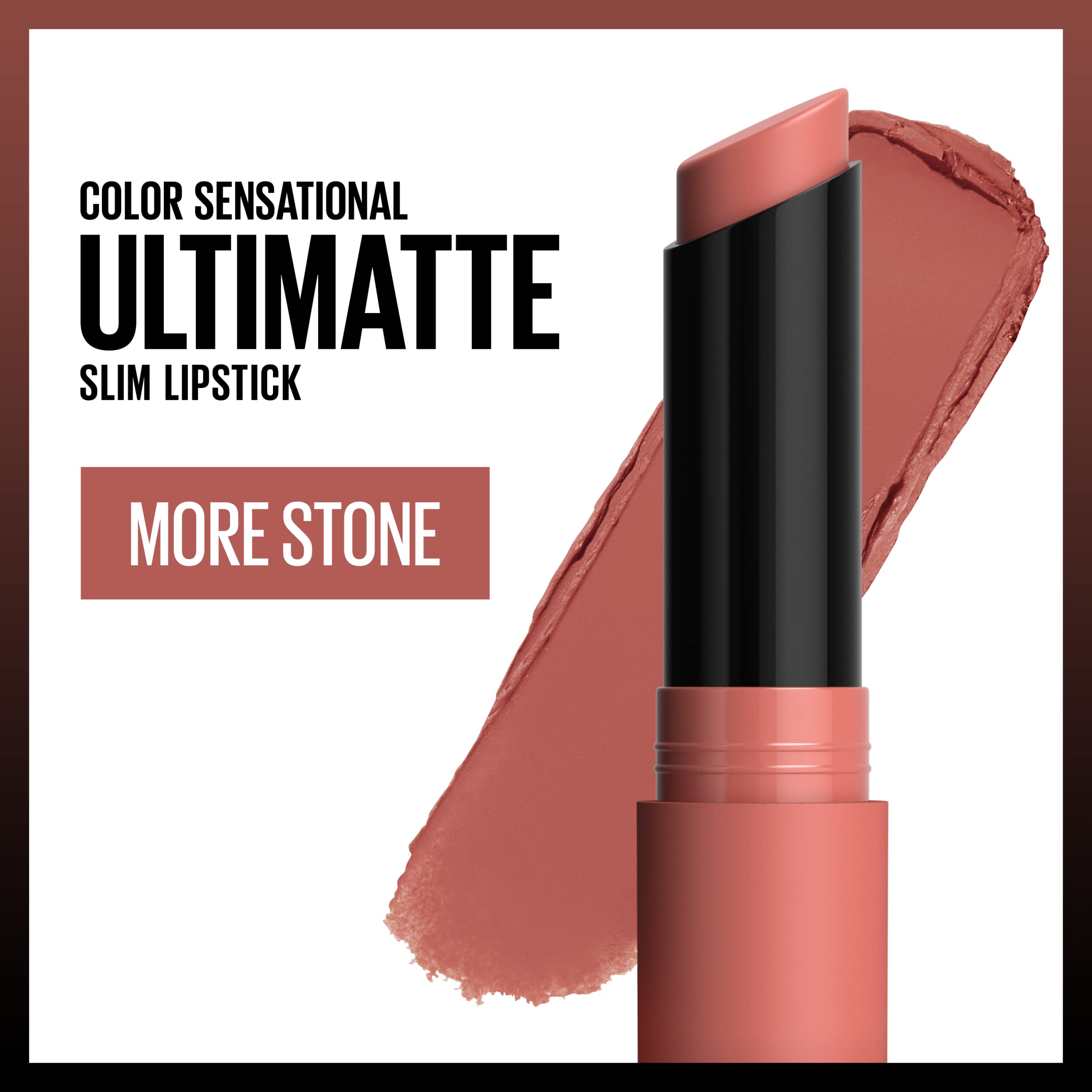 Foto 2 | Lápiz Labial Maybelline Color Sensational Ultimatte Matte More Stone - Venta Internacional.