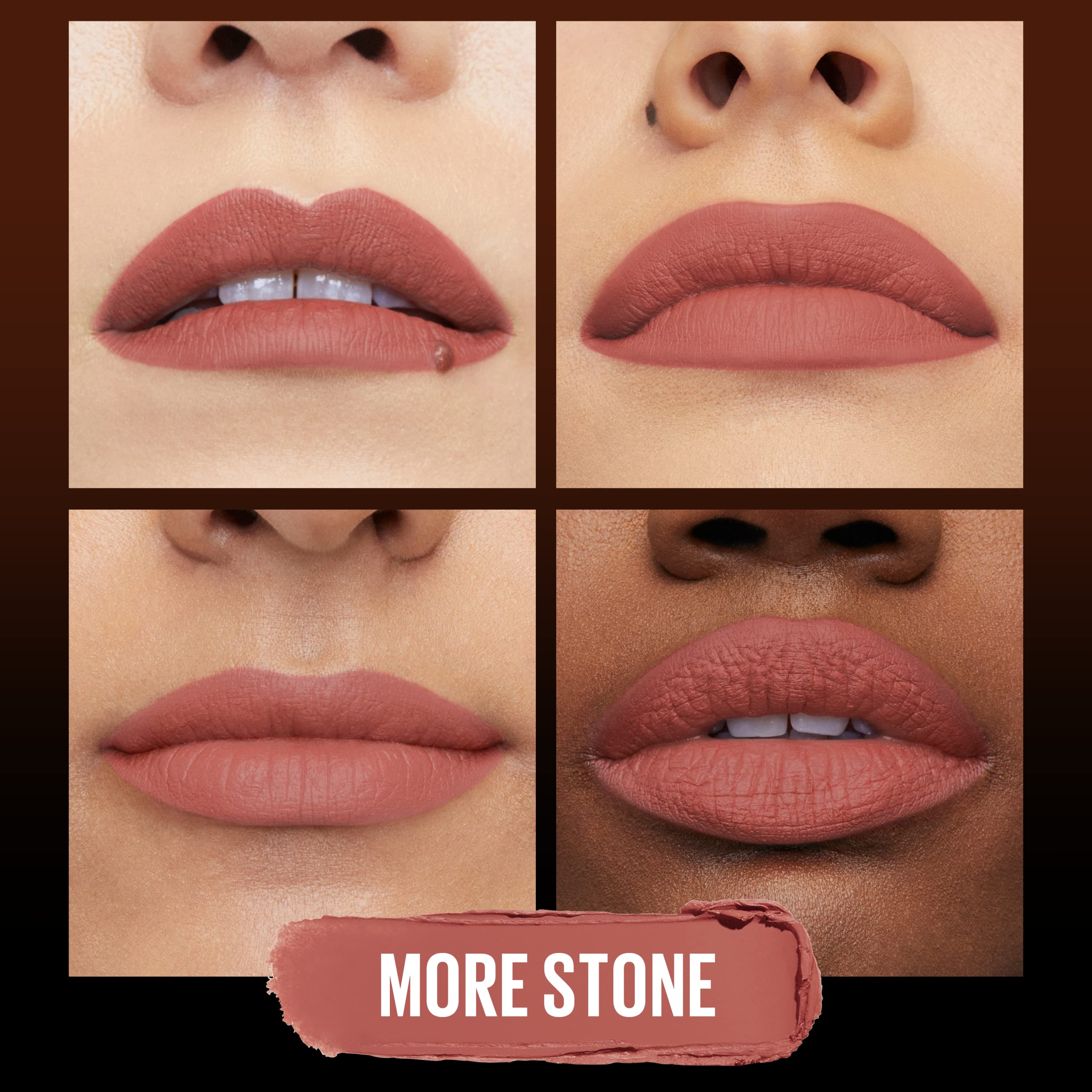 Foto 4 pulgar | Lápiz Labial Maybelline Color Sensational Ultimatte Matte More Stone - Venta Internacional.
