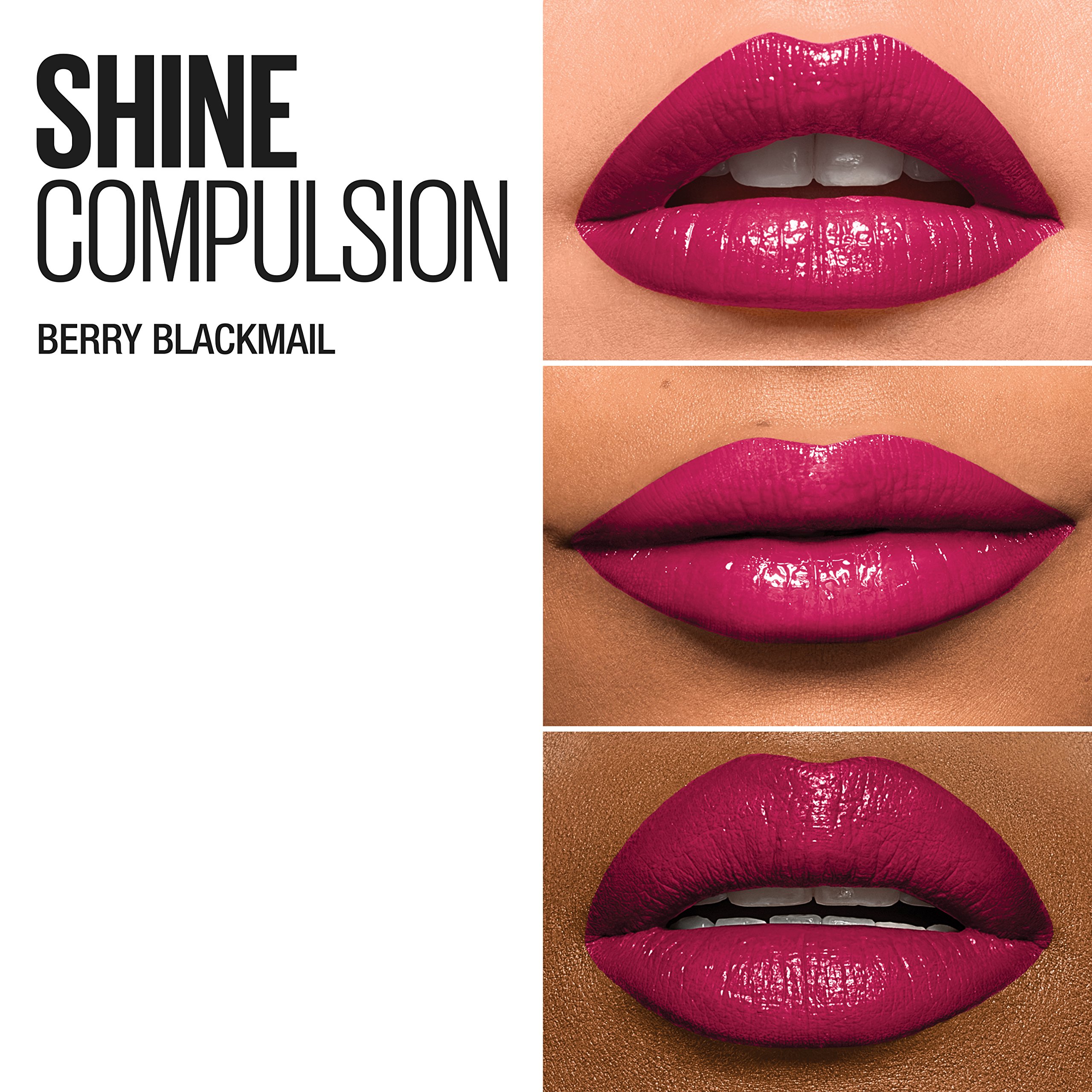 Foto 8 pulgar | Lápiz Labial Maybelline Color Sensational Shine Compulsion Berry - Venta Internacional.