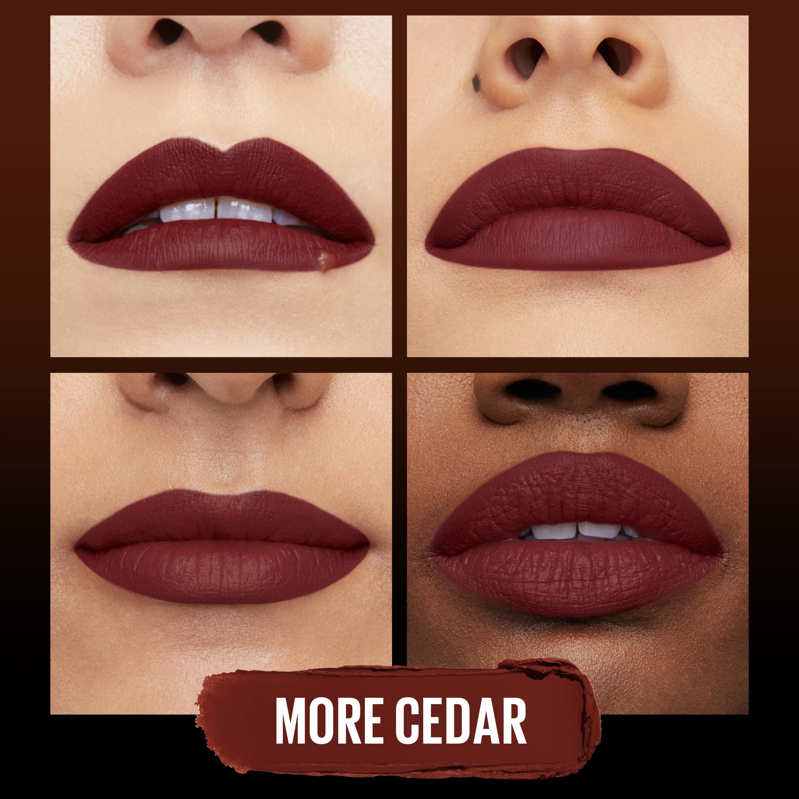 Foto 4 pulgar | Lápiz Labial Maybelline Color Sensational Ultimatte More Cedar - Venta Internacional.