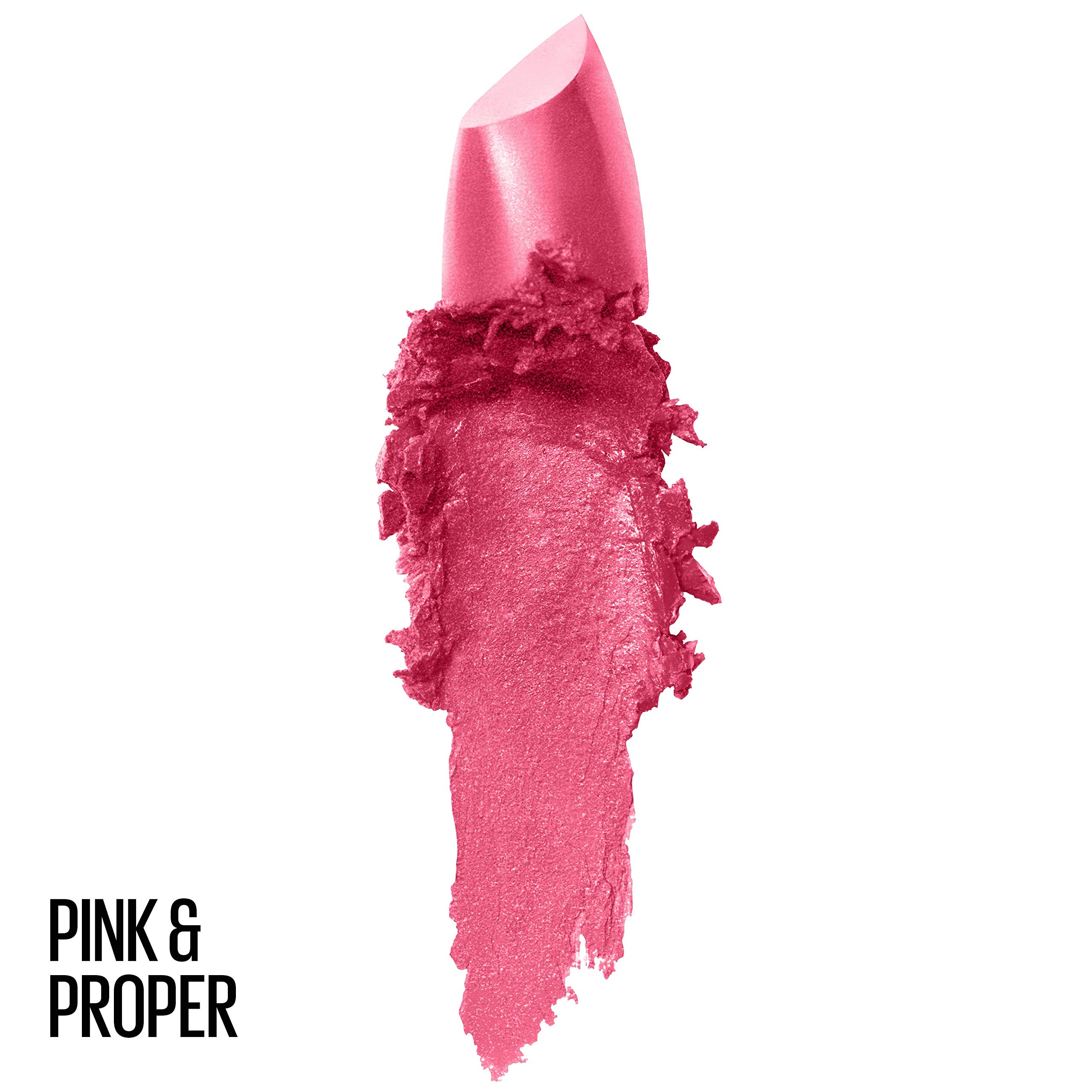 Foto 2 | Lápiz Labial Maybelline Color Sensational Pink & Proper - Venta Internacional.