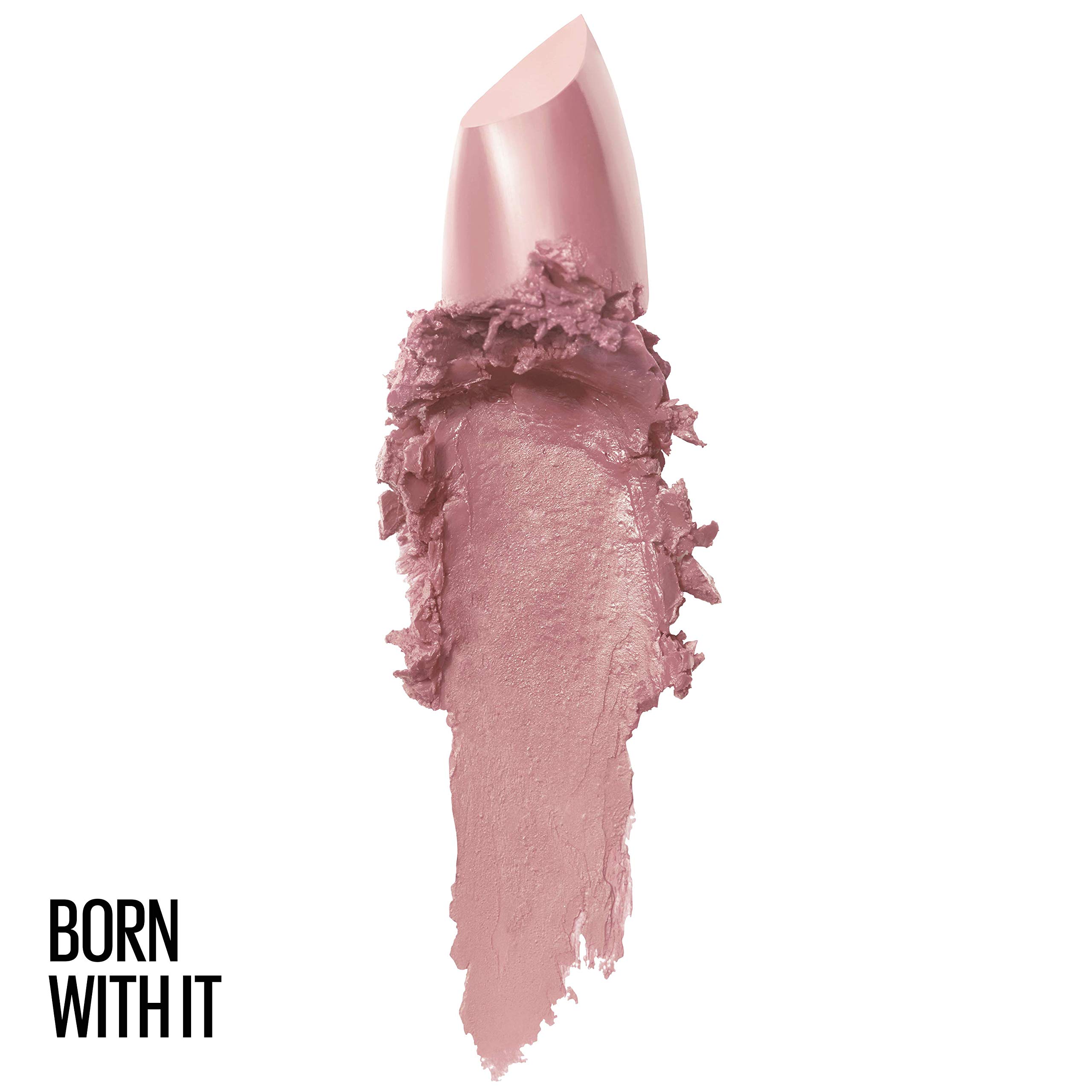 Foto 2 | Lápiz Labial Maybelline Color Sensational Born With It Nude Pink - Venta Internacional.