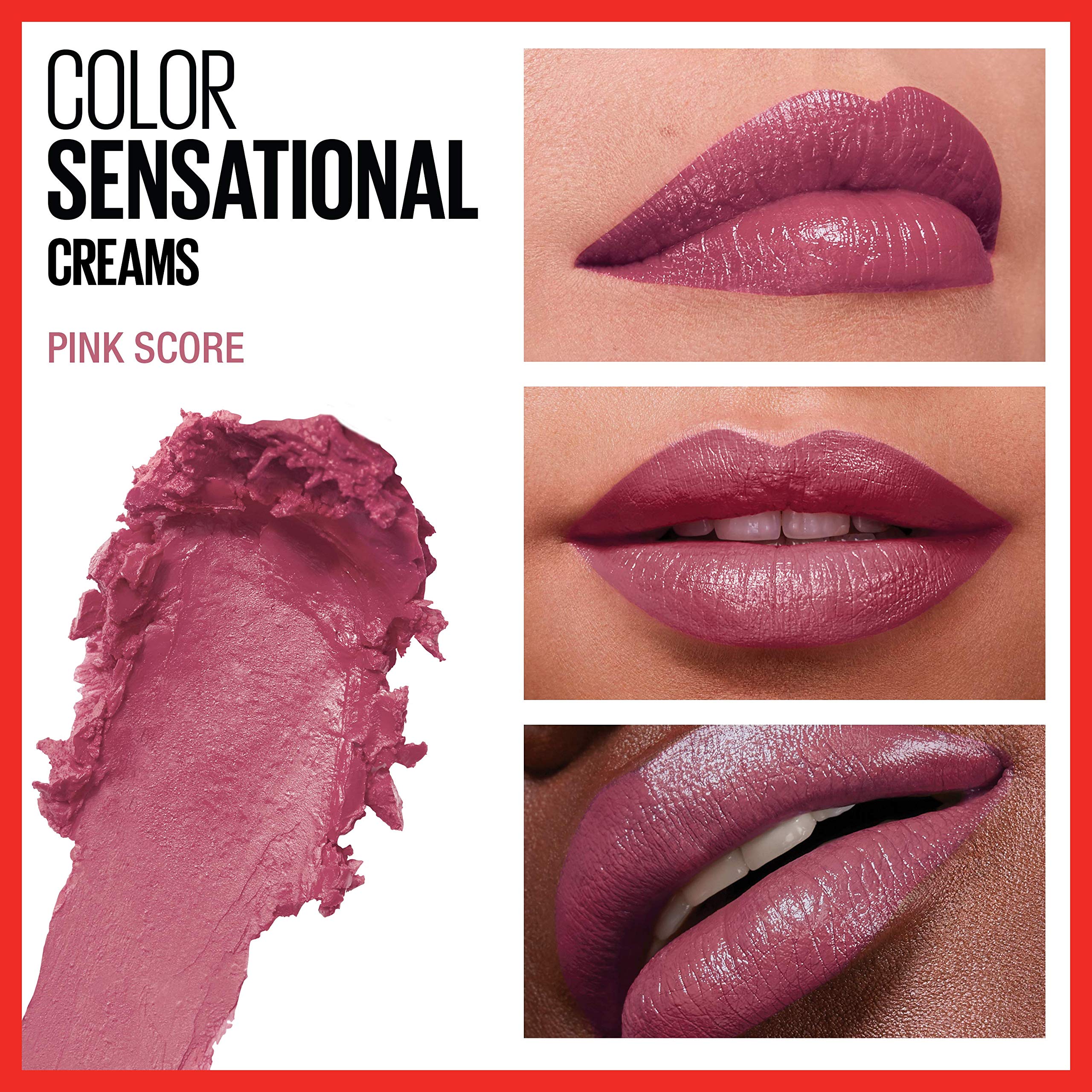 Foto 3 | Lápiz Labial Maybelline Color Sensational Con Acabado En Crema  4 5 Ml - Venta Internacional.