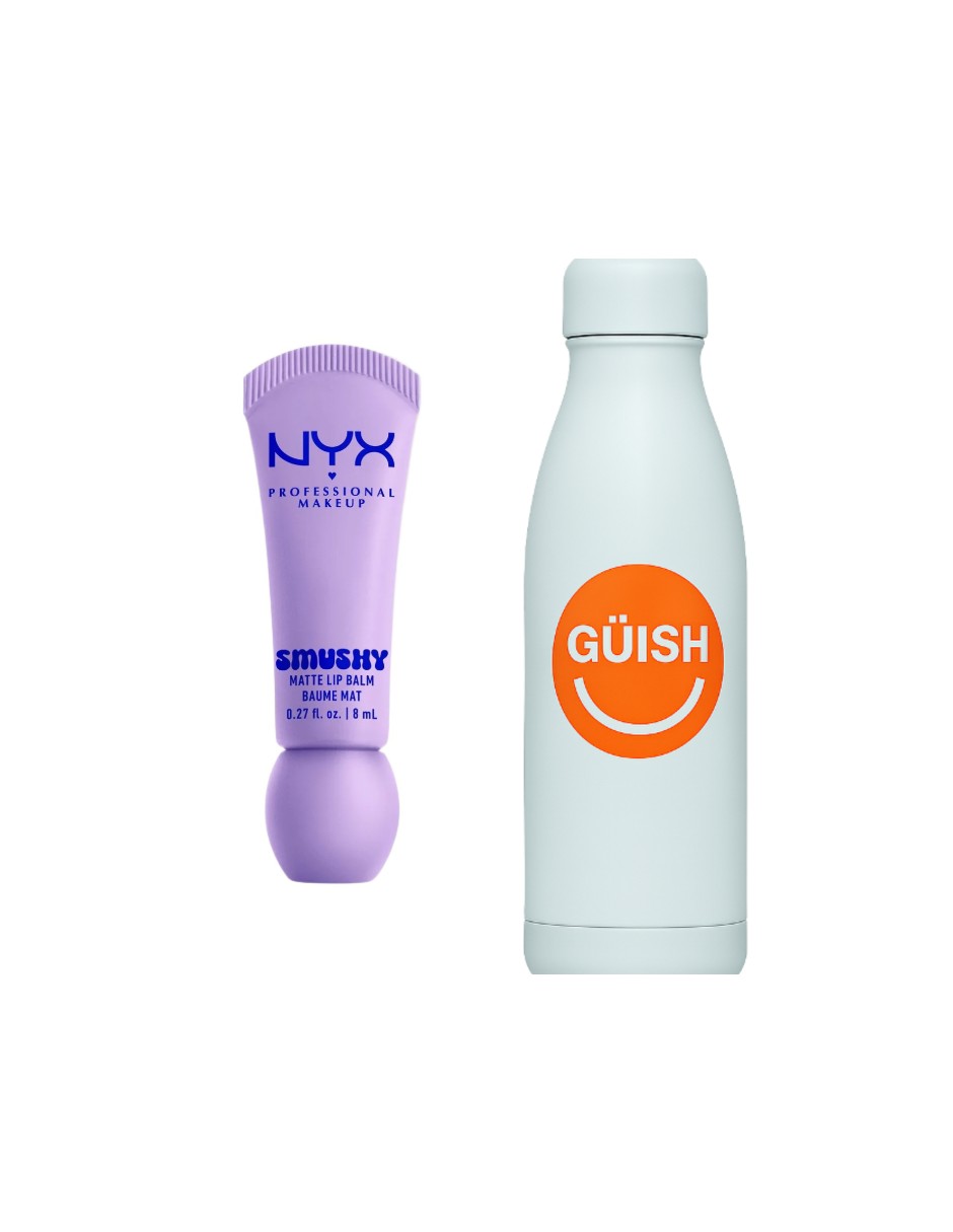 Foto 1 | Bálsamo Labial Smushy Matte De Nyx Sugar Smush + Gratis Termo Güish De Regalo