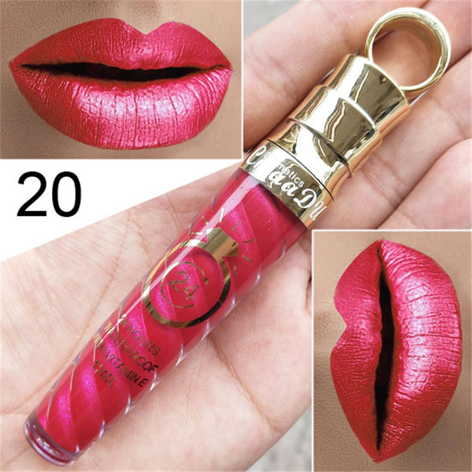Foto 2 | Lápiz Labial Líquido Huoguo Sexy Velvet Matte Waterproof 12 Ml - Venta Internacional.