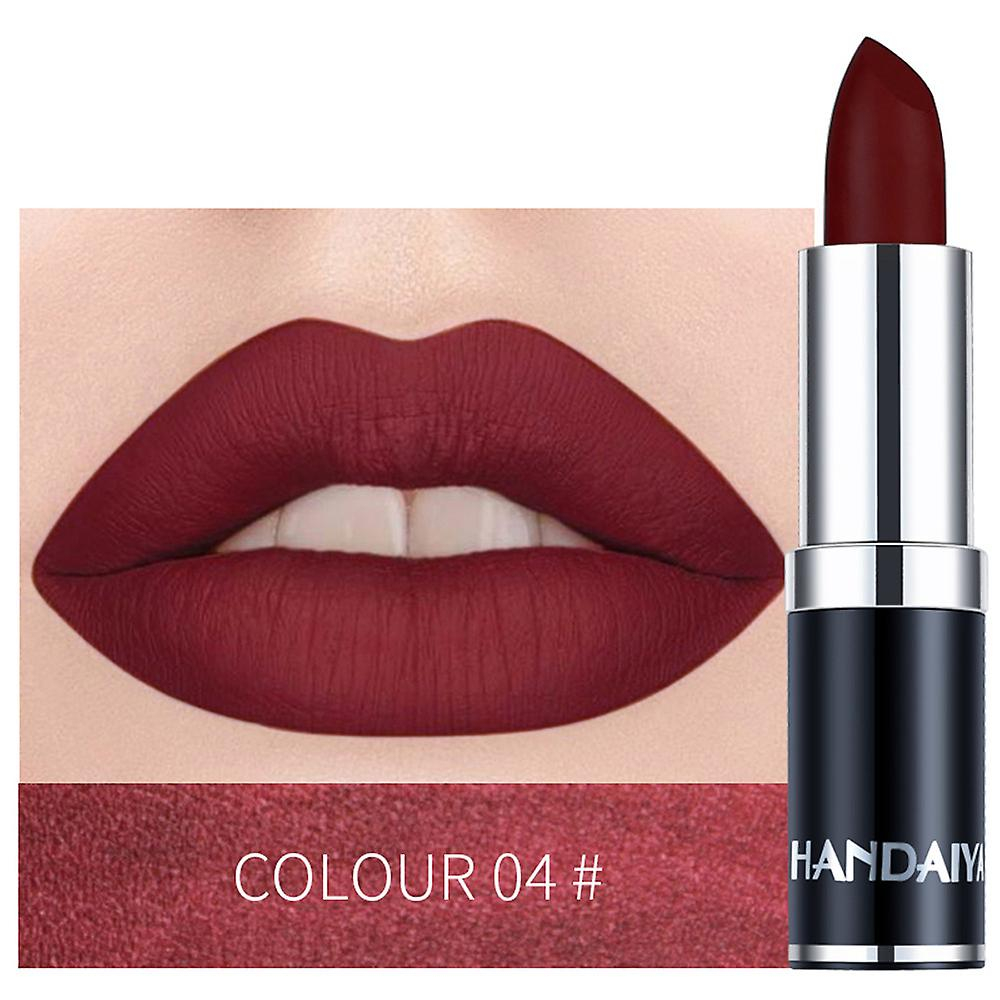 Foto 2 | Lápiz Labial Huoguo  Impermeable  Color Calabaza Mate Con Vitamina E - Venta Internacional.