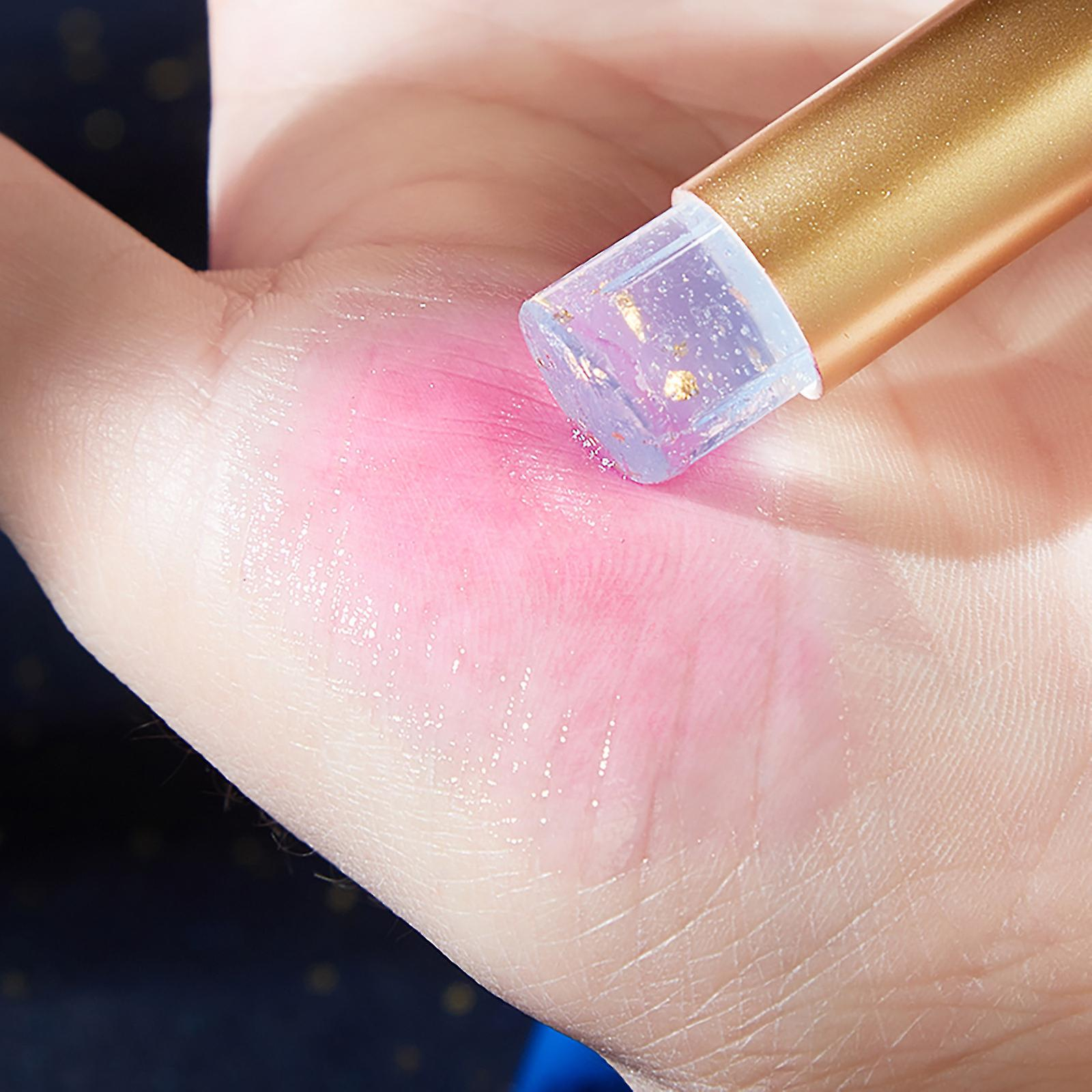 Foto 5 pulgar | Lápiz Labial Huoguo  Lámina Dorada De 24 Quilates  Con Cambio De Temperatura Y Flores - Venta Internacional.