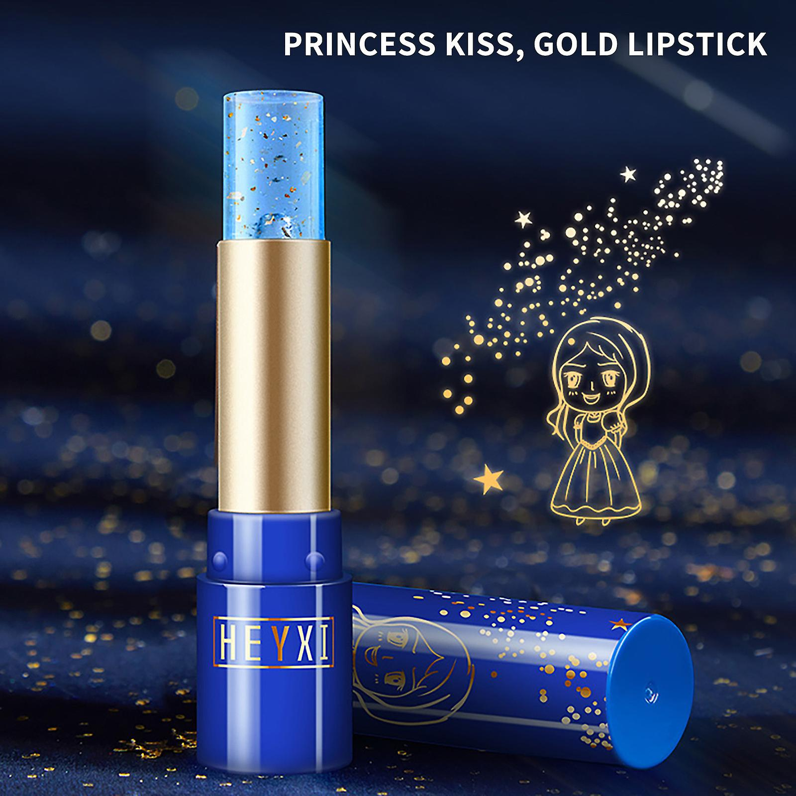 Foto 5 | Lápiz Labial Huoguo  Lámina Dorada De 24 Quilates  Con Cambio De Temperatura Y Flores - Venta Internacional.