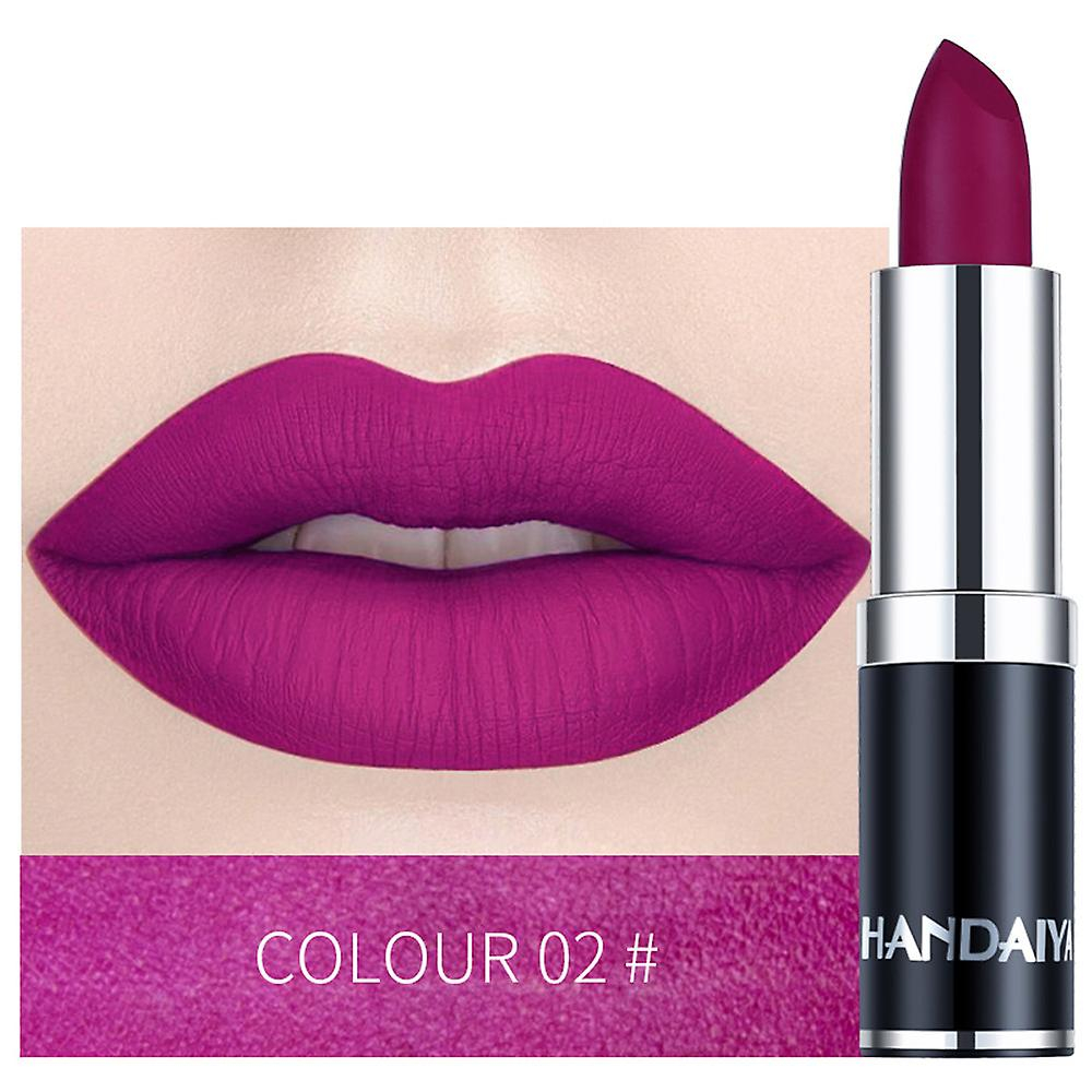 Foto 2 pulgar | Lápiz Labial Huoguo  Impermeable  Color Calabaza Mate Con Vitamina E - Venta Internacional.