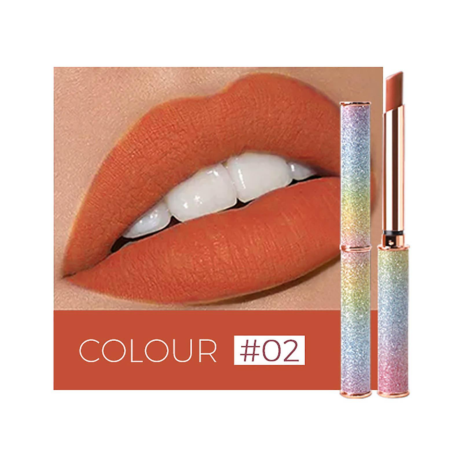 Foto 2 | Lápiz Labial Huoguo Micro Glitter Hidratante A Prueba De Agua - Venta Internacional.