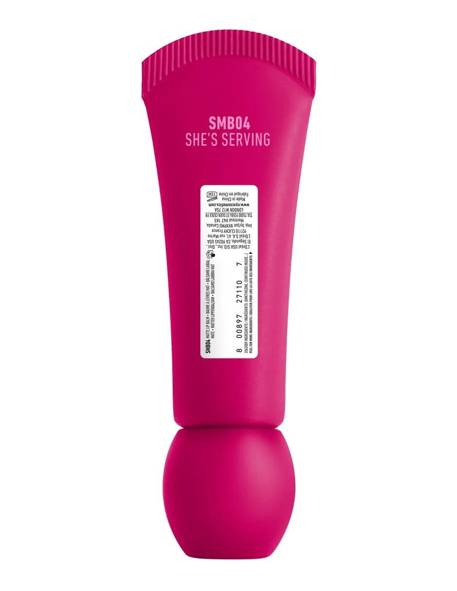 Foto 7 pulgar | Bálsamo Labial Smushy Matte De Nyx Shes Serving + Gratis Termo Güish De Regalo