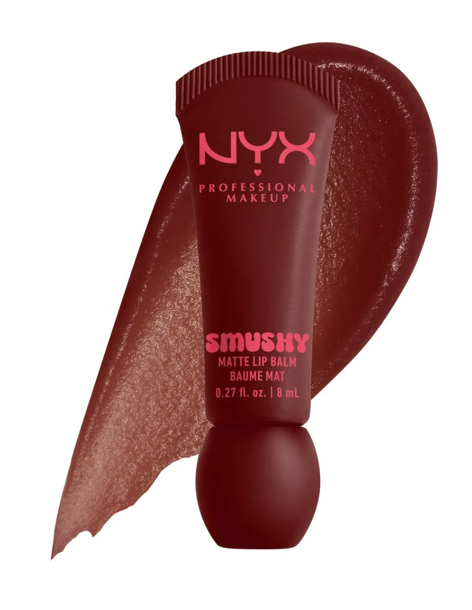 Foto 4 pulgar | Bálsamo Labial Smushy Matte De Nyx Smudge Fudge + Gratis Termo Güish De Regalo