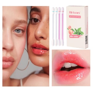 Foto 2 | Lápiz Labial Para Tatuajes Bastoncillo De Algodón Brillo Labial 20 Unidades Huoguo - Venta Internacional.