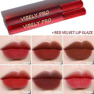 Foto 2 | Lápiz Labial Air Lip Glaze Red Velvet Matte 2.2 G 6 Colores Huoguo - Venta Internacional.