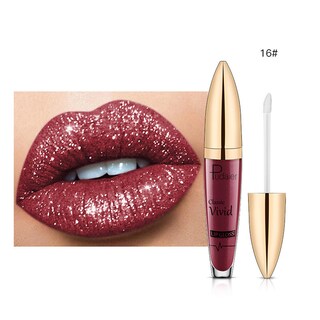 Foto 1 | Lápiz Labial Huoguo Diamond Shiny Purpurina De Larga Duración 5 Ml - Venta Internacional.