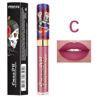 Foto 2 | Brillo De Labios Camadú Con Forma De Calavera Perlada De Metal Mate 10 Ml - Venta Internacional.