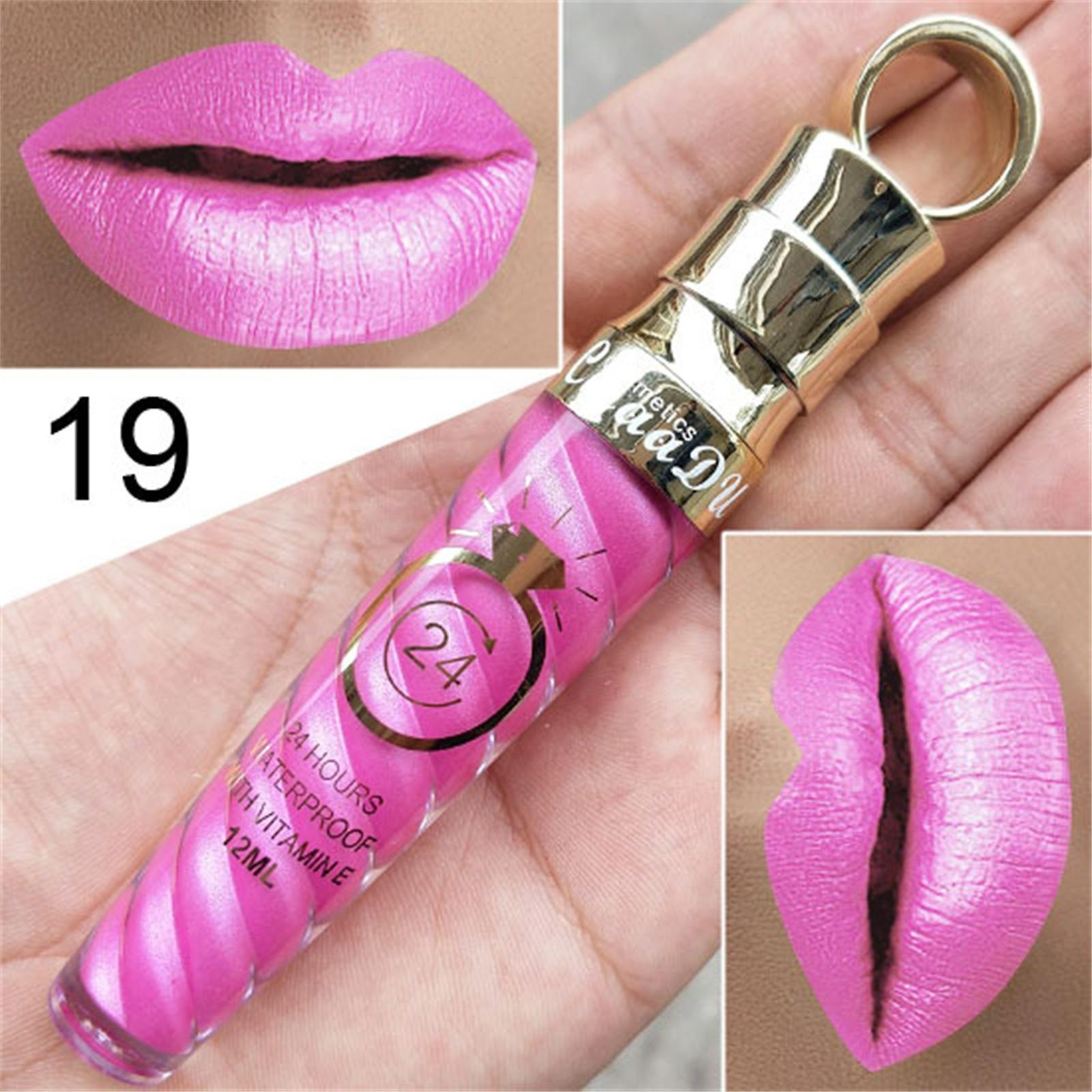 Foto 3 pulgar | Lápiz Labial Líquido Huoguo Sexy Velvet Matte Waterproof 12 Ml - Venta Internacional.