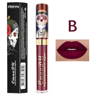 Foto 2 | Brillo De Labios Camadú Con Forma De Calavera Perlada De Metal Mate 10 Ml - Venta Internacional.