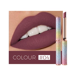 Foto 2 | Lápiz Labial Huoguo Micro Glitter Hidratante A Prueba De Agua - Venta Internacional.