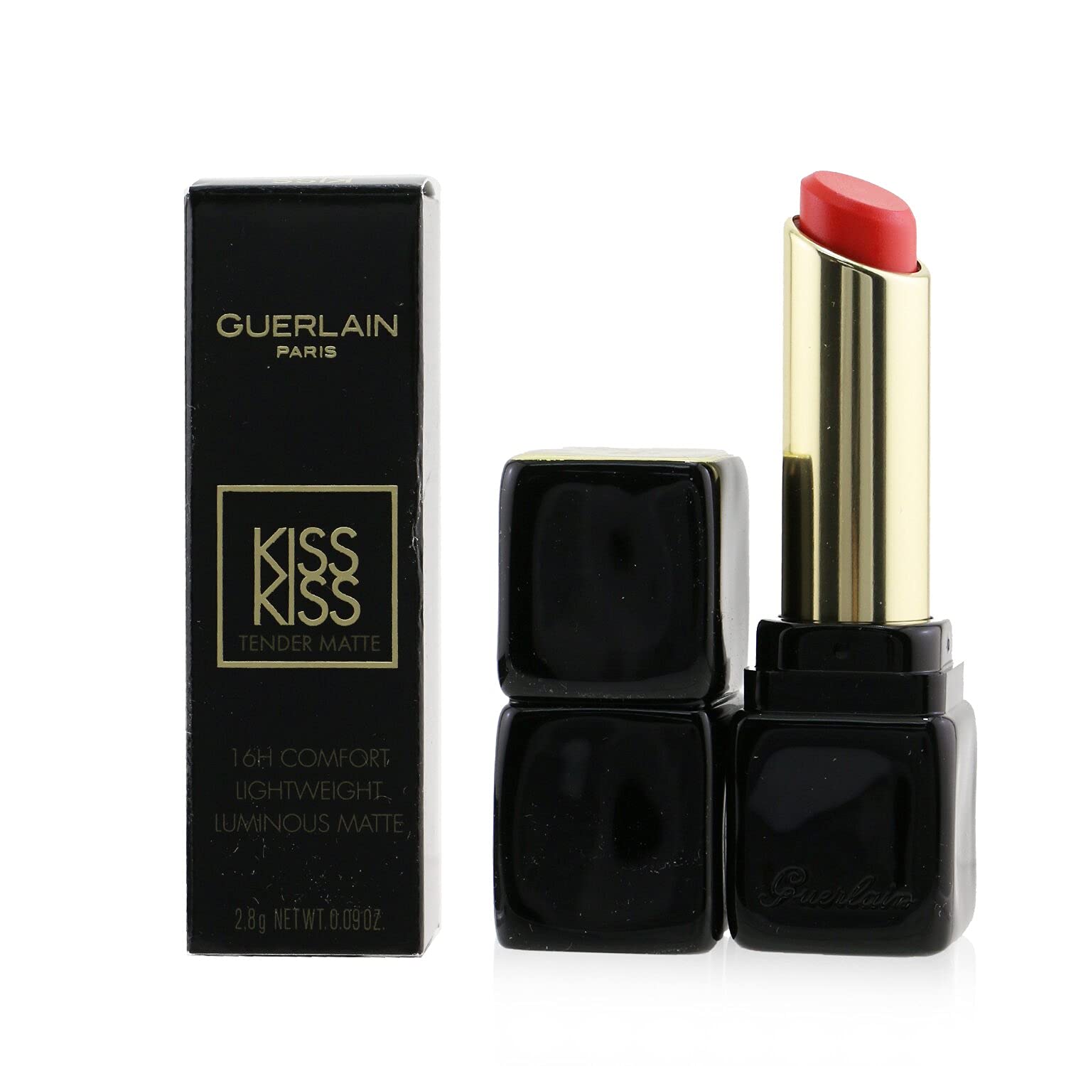 Foto 2 | Lápiz Labial Guerlain Kisskiss Tender Mat 520 Sexy Coral - Venta Internacional.