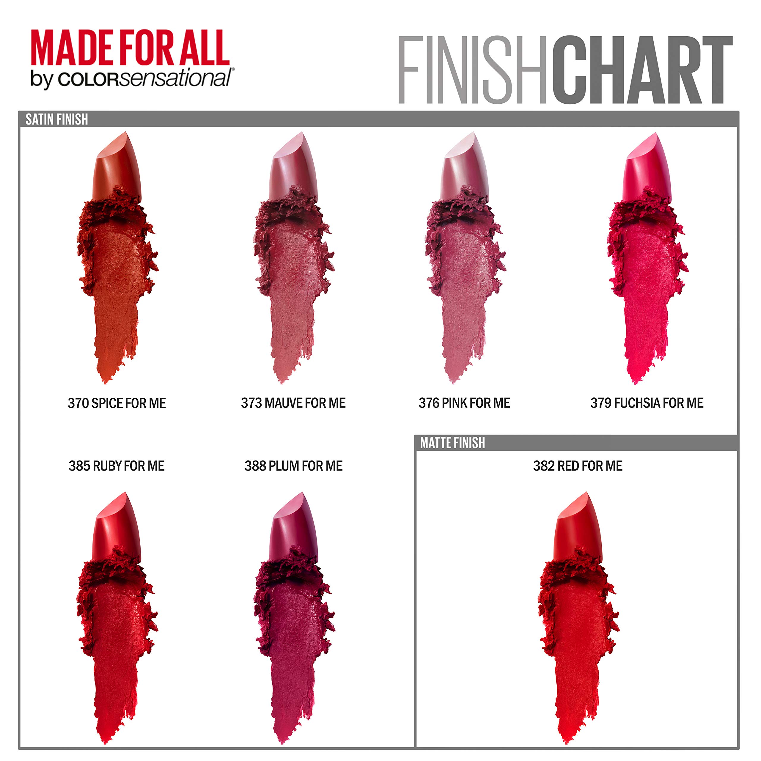 Foto 7 | Lápiz Labial Maybelline Color Sensational Made For All Spice For Me - Venta Internacional.