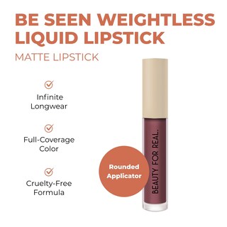 Foto 2 | Lápiz Labial Líquido Beauty For Real Be Seen Viral Chestnut Rose - Venta Internacional.