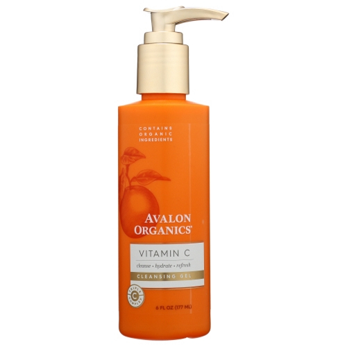 Gel Limpiador Avalon Organics con Vitamina C para el Cuidado de la Piel 180 ml - Venta Internacional