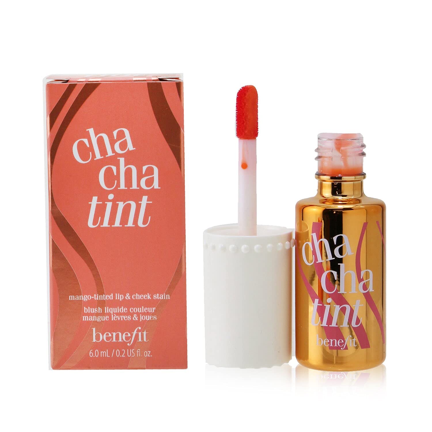 Foto 3 pulgar | Tinte para Labios y Mejillas Benefit Cha Cha Tint Mango 6 Ml - Venta Internacional