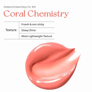Foto 4 | Tinte De Labios Peripera Ink Mood Glowy Tint 023 Coral Chemistry - Venta Internacional.