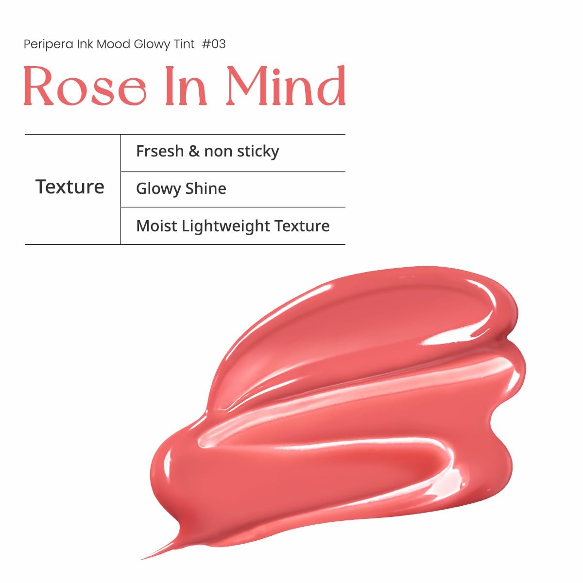 Foto 6 pulgar | Tinte De Labios Peripera Ink Mood Glowy 03 Rose In Mind - Venta Internacional.