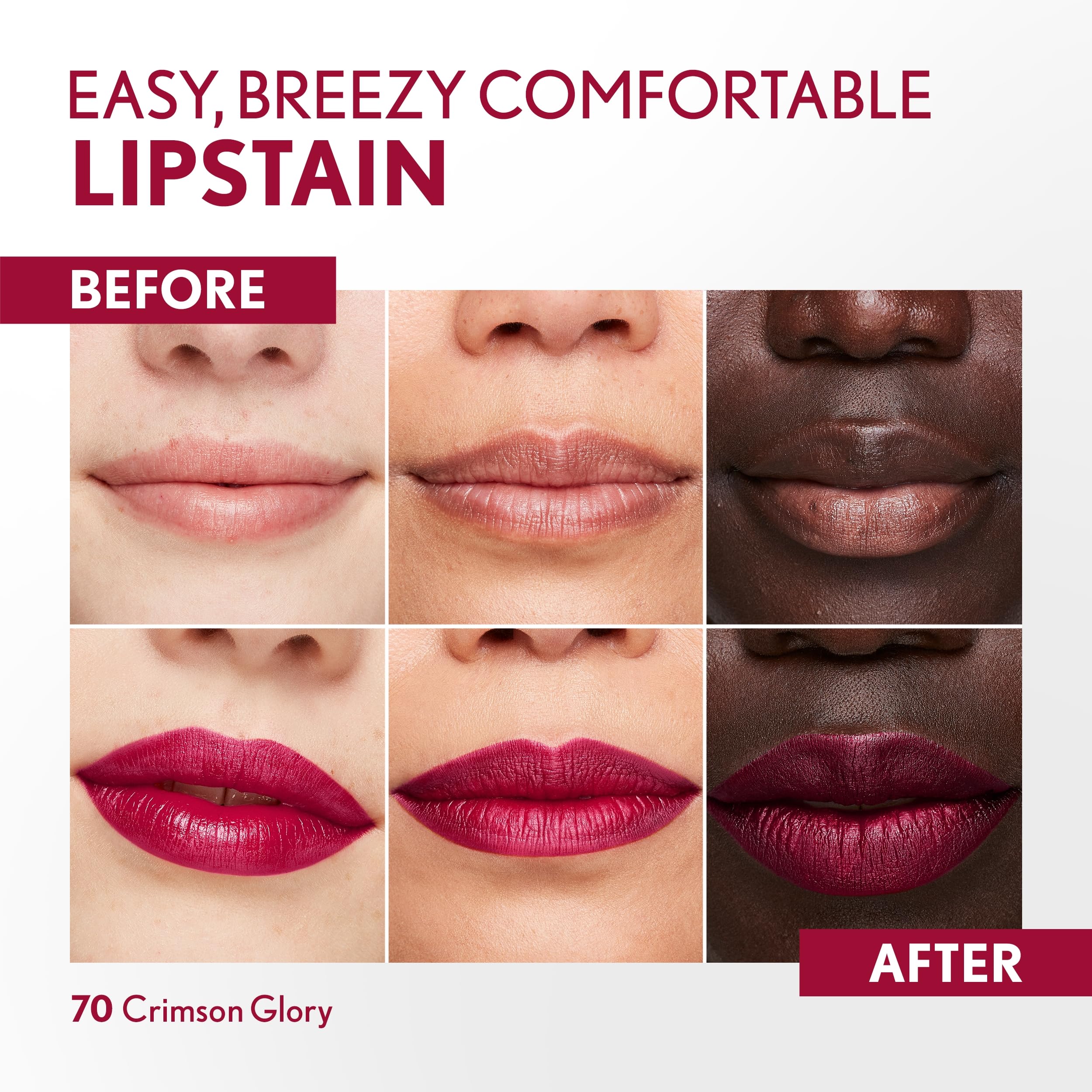 Foto 3 | Lápiz Labial Covergirl Outlast 70 Crimson Glory Vegan 1,7 Ml - Venta Internacional.