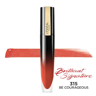 Foto 3 | Lápiz Labial L'oreal Paris Brilliant Signature Shiny Be Courageous - Venta Internacional.