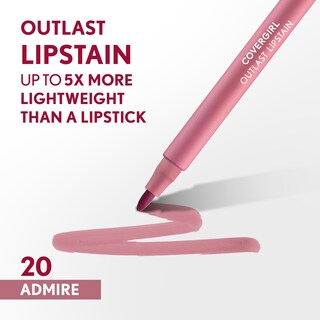 Foto 2 | Lápiz Labial Covergirl Outlast 20 Admire Vegan, 1,7 Ml, Resistente A La Transferencia - Venta Internacional.