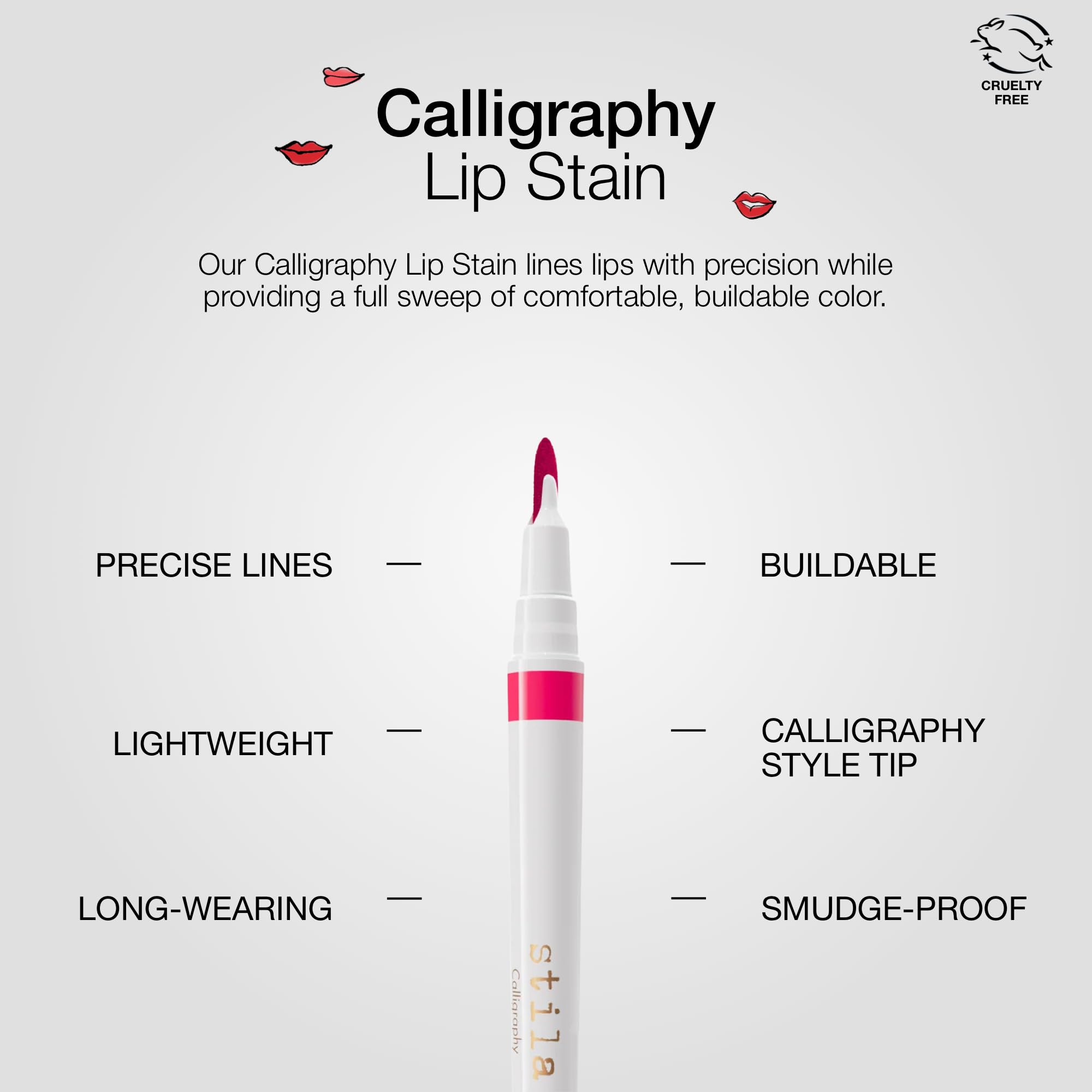 Foto 4 pulgar | Tinte Labial Stila Calligraphy De Larga Duración, 650 Ml, Margaret - Venta Internacional.