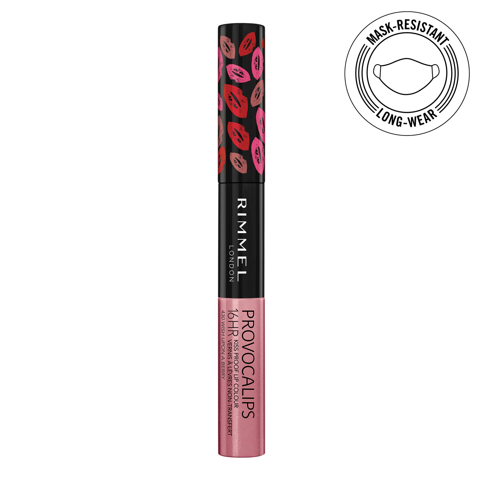 Foto 2 | Lápiz Labial Rimmel London Provocalips, 16 Horas, A Prueba De Besos, 430 Ml - Venta Internacional.