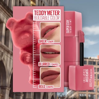 Foto 4 | Labial Maybelline Super Stay Teddy Kneehigh 12 Horas- Venta Internacional