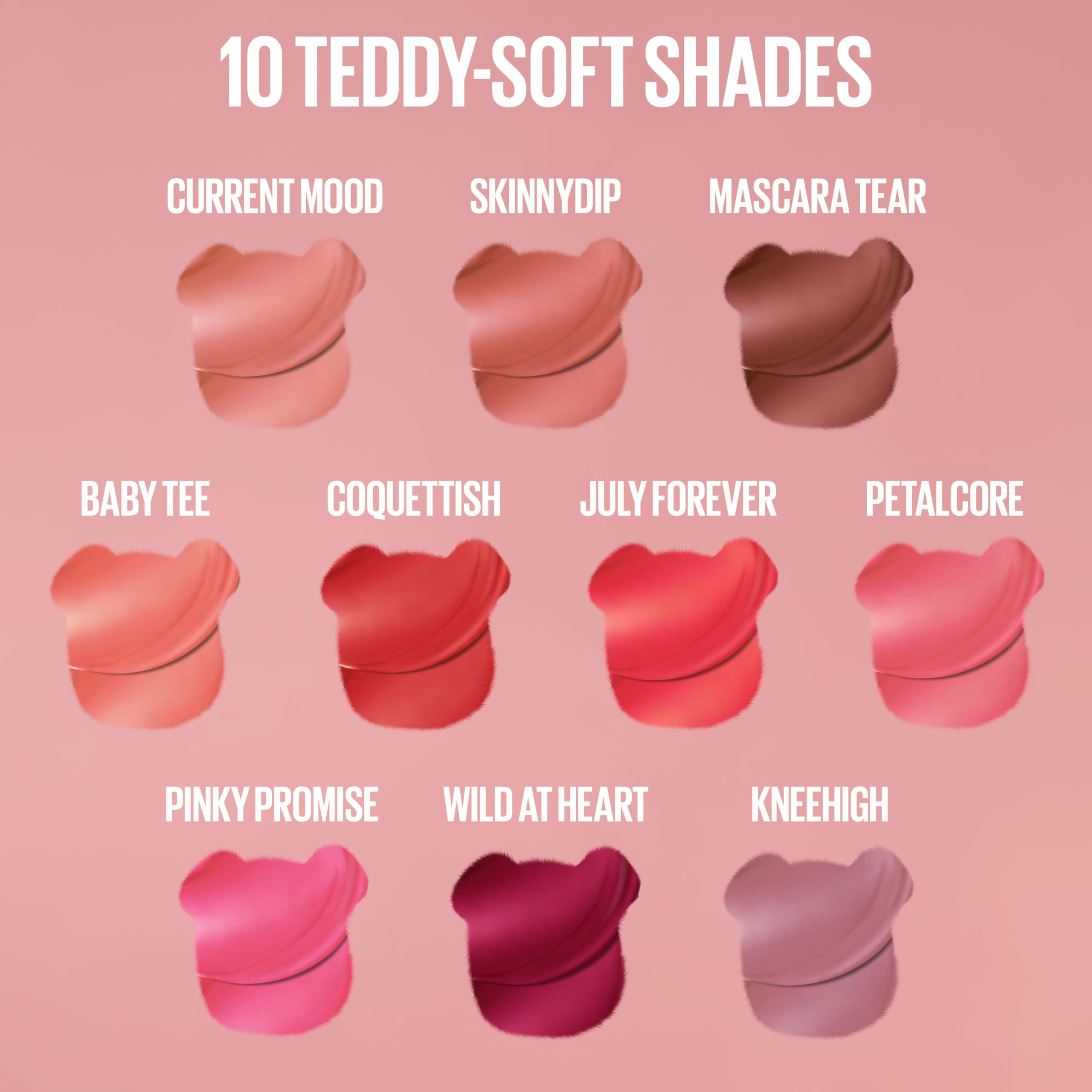 Foto 6 pulgar | Tinte De Labios Maybelline Super Stay Teddy Wild At Heart 12hr - Venta Internacional.