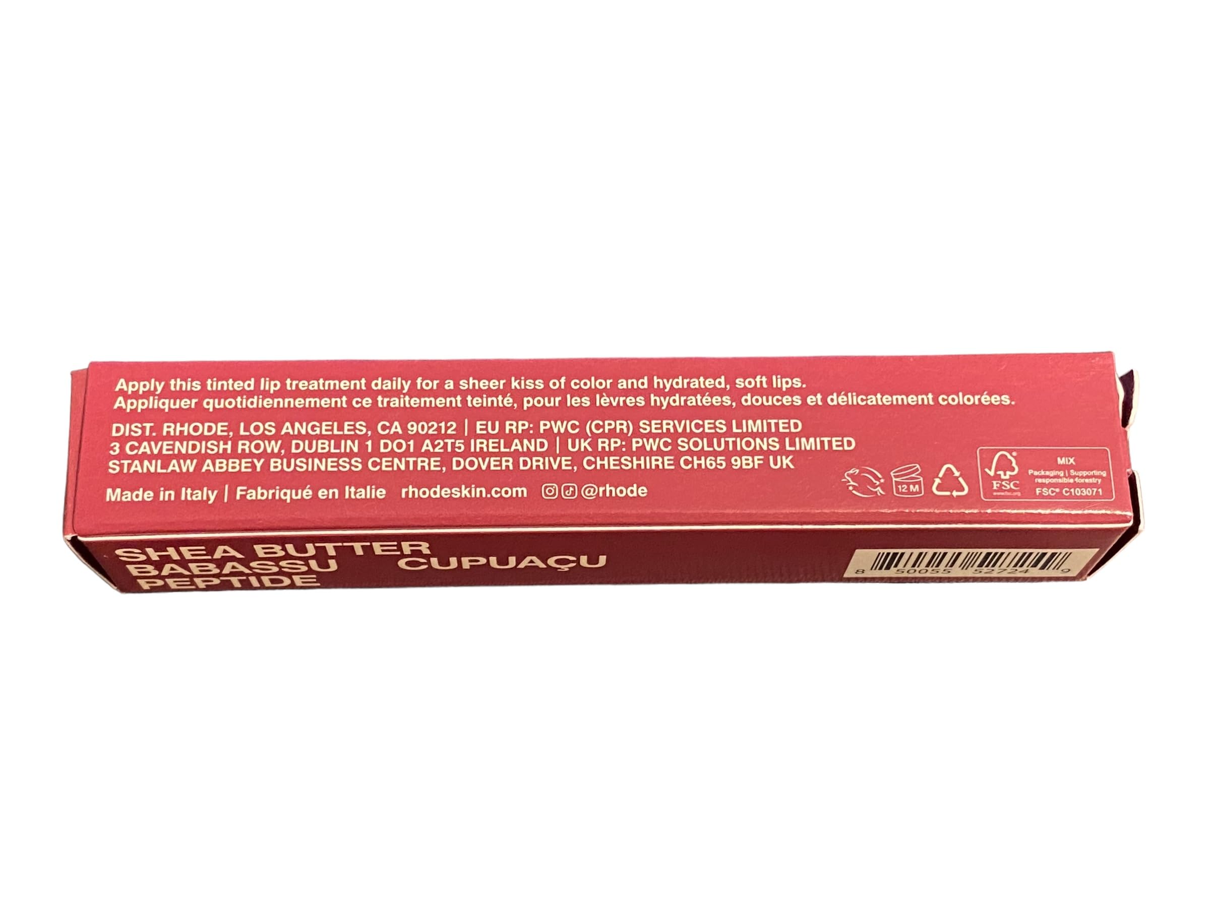 Foto 4 pulgar | Tinte Labial Rhode Peptide Raspberry Jelly 9 Ml Hailey Bieber - Venta Internacional.