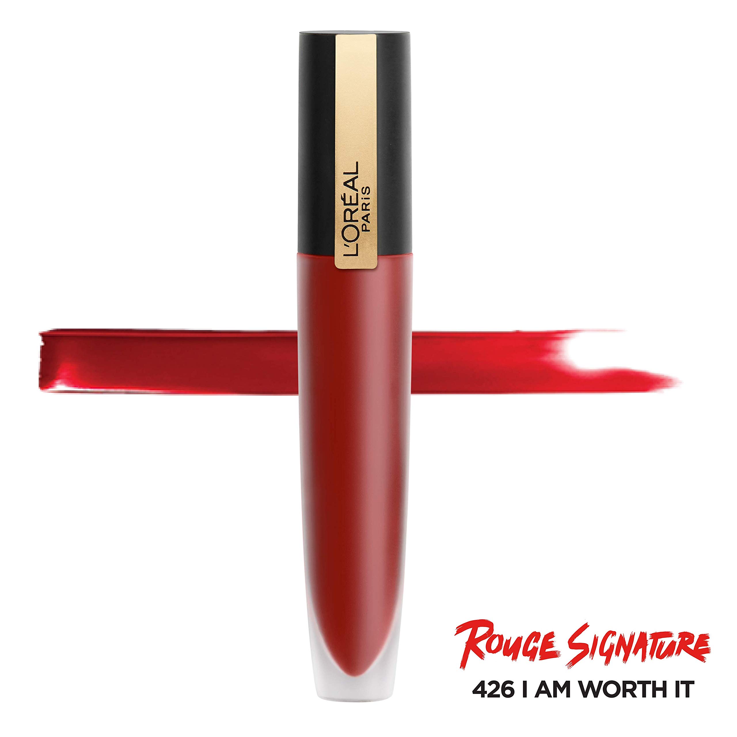 Foto 3 pulgar | Tinte de Labios L'oréal Paris Rouge Signature Matte I Am Worth It - Venta Internacional
