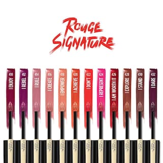 Foto 4 | Tinte de Labios L'oréal Paris Rouge Signature Matte I Am Worth It - Venta Internacional