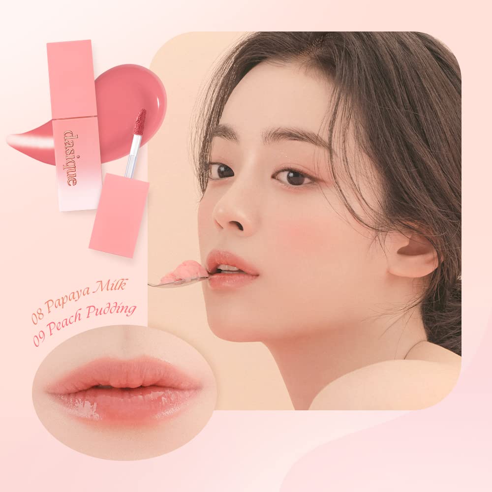 Foto 5 | Tinte Labial Dasique Juicy Dewy Tint 08 Leche De Papaya, 3,5 Ml, Vegano - Venta Internacional.