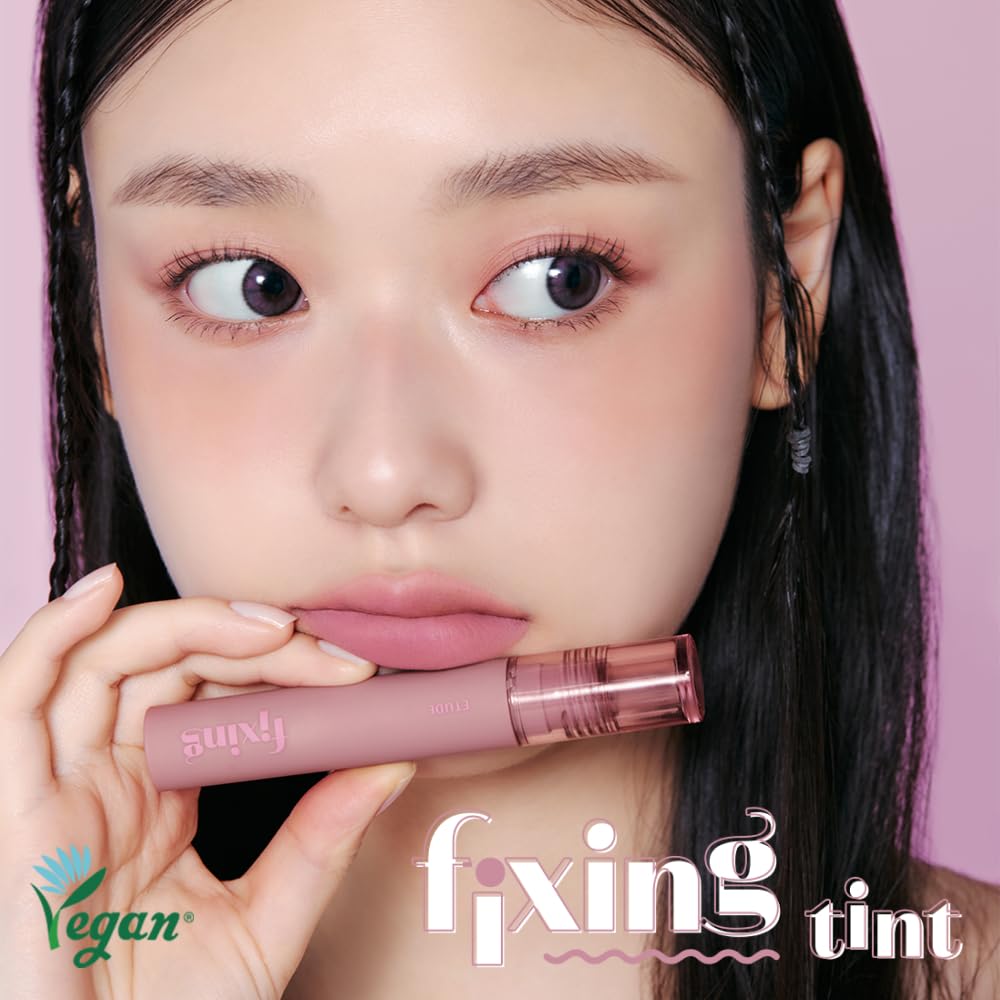 Foto 2 | Lápiz Labial Líquido Etude Fixing Tint #20 Pink Fig Waterproof - Venta Internacional.