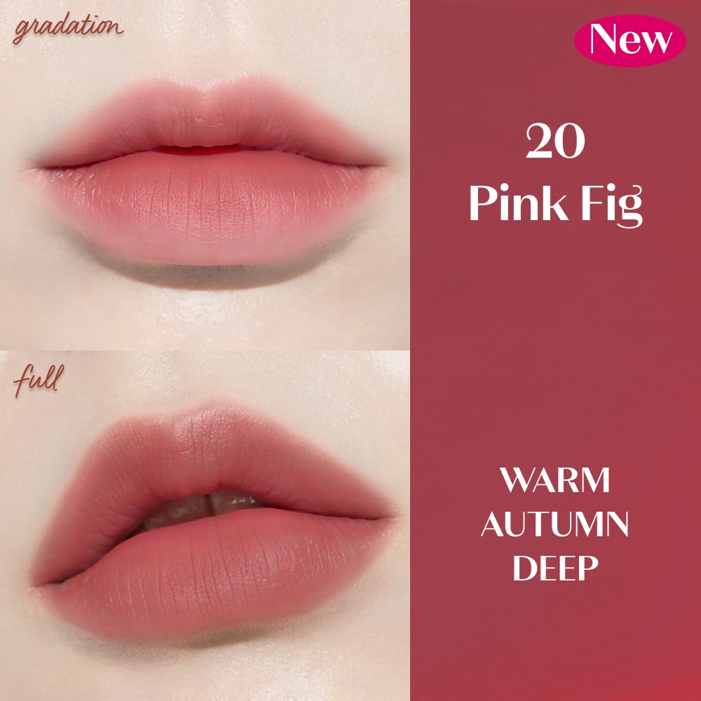Foto 4 pulgar | Lápiz Labial Líquido Etude Fixing Tint #20 Pink Fig Waterproof - Venta Internacional.