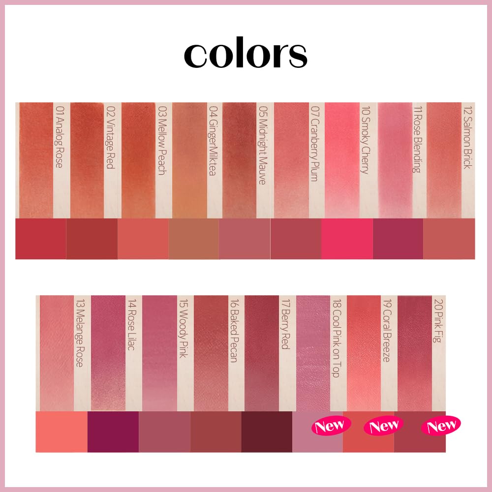 Foto 4 | Lápiz Labial Líquido Etude Fixing Tint #20 Pink Fig Waterproof - Venta Internacional.