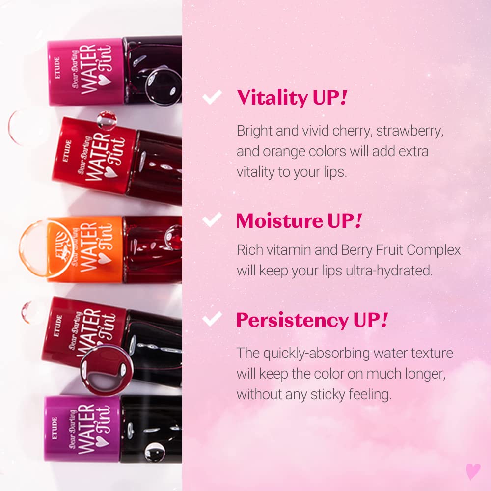 Foto 6 | Tinte De Labios Etude Dear Darling Water Tint Cherry Ade 21ad - Venta Internacional.