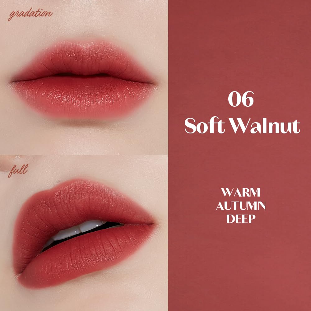 Foto 4 pulgar | Lápiz Labial Líquido Etude Fixing Tint #06 Soft Walnut, 4 Ml - Venta Internacional.